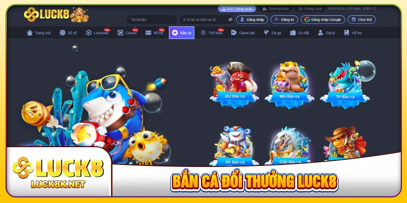 bắn cá đổi thưởng LUCK8