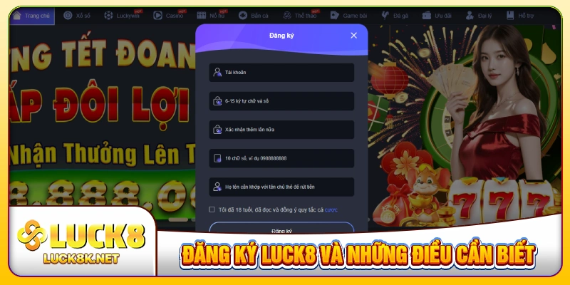 Đăng ký LUCK8