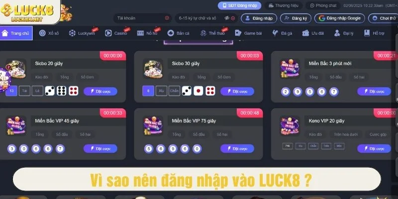 Thành viên LUCK8 sẽ được đắm mình trong thế giới giải trí đầy màu sắc